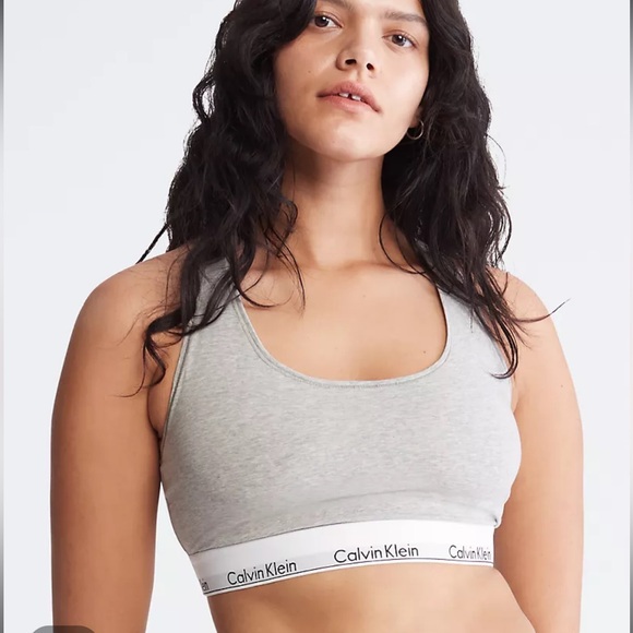 Modern Cotton Unlined Bralette - Picture 1 of 6